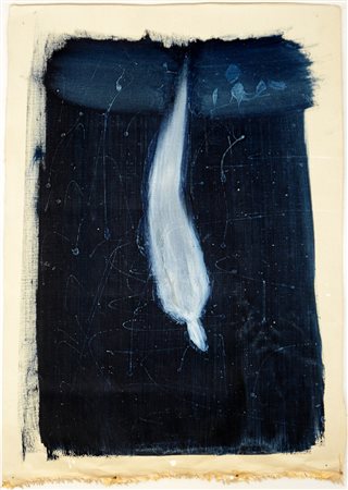 Tonelli "Senza titolo" 1994, tecnica mista su tela (cm 52x35,5) firmata e...
