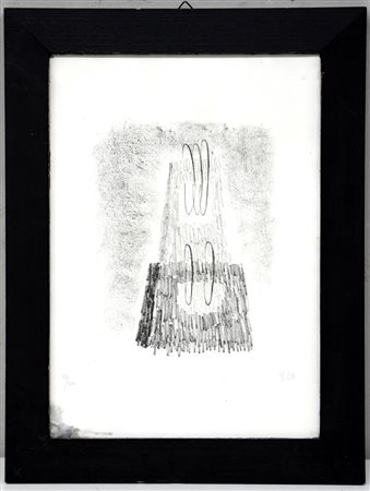 Fausto Melotti Rovereto (1901- Milano 1986) "Senza titolo" litografia (cm...