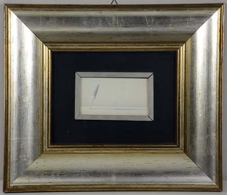 Walter Lazzaro Roma (1914- 1989) "Invito alla solitudine" tecnica mista su...