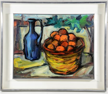 Ficara "Natura morta" olio su tela (cm 37x50) firmato in basso. In cornice