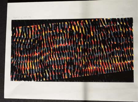 Francesco Finocchiaro "Senza titolo" serigrafia (cm 35x47,5) esemplare...