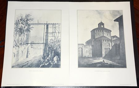 Lotto di quattro cartelle editoriali contenenti numerose riproduzioni...