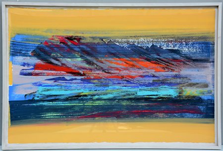 Vittorio Matino Tirana (1943- ) "Ancora Vincent" 2008, tecnica mista su carta...