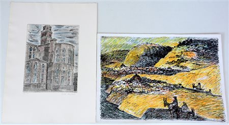 Fiume, Benfante Lotto composto da due stampe, misure e tirature diverse