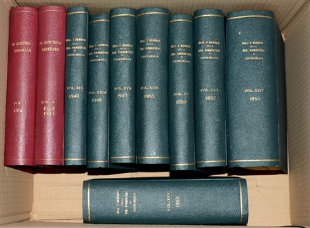 (Libri) Lotto composto da quattro cartoni contenenti principalmente...