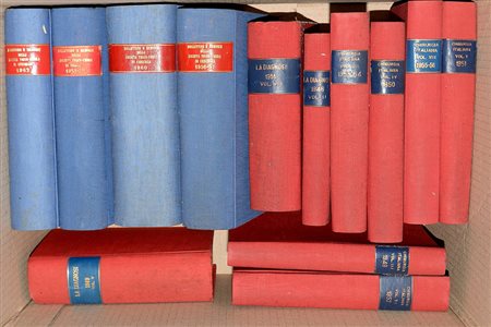 (Libri) Lotto composto da quattro cartoni contenenti principalmente...