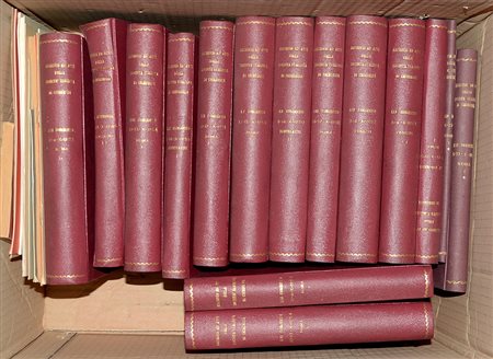 (Libri) Lotto composto da tre cartoni contenenti principalmente pubblicazioni...