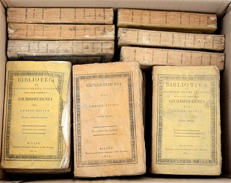 (Libri) Lotto composto da tre cartoni contenenti numerosi volumi inerenti la...