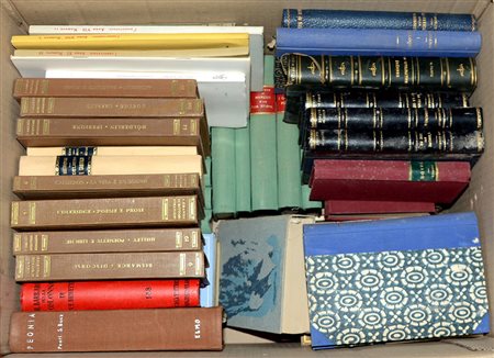 (Libri) Lotto composto da tre cartoni contenenti numerosi volumi di vario...