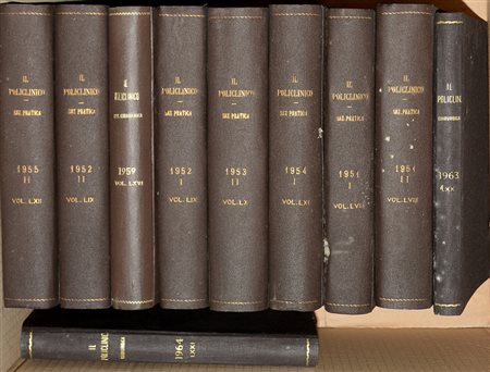 (Libri) Lotto composto da quattro cartoni contenenti la rivista di medicina...