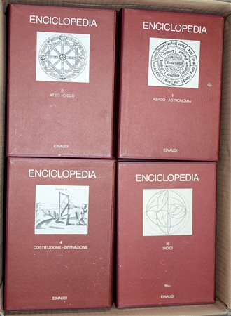 (Libri) AA.VV. Enciclopedia. Torino, Einaudi, 1977-1984. 16 voll. Legatura...