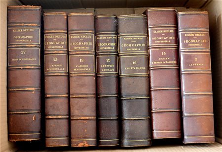 (Libri) ElisÈe Reclus. Nouvelle GÈographie Universelle. Paris, 1881-1891. 16...