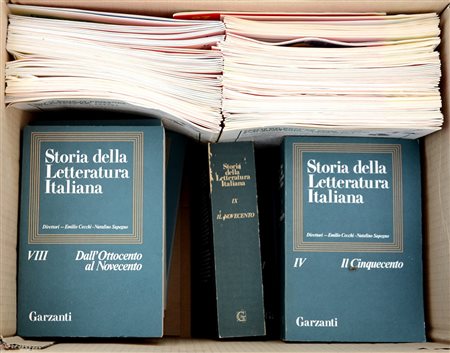 (Libri) Lotto composto da due cartoni contenenti opere di tipo enciclopedico...