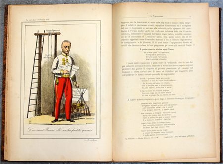 (Libri) C. Romussi, Le cinque giornate 1848. Milano, Ronchi Editore, 1894....