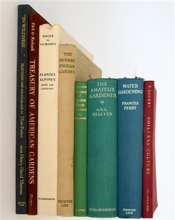 (Libri) Lotto composto da volumi inerenti il giardinaggio e l'arboricoltura