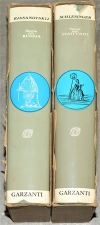 (Libri) Lotto composto da due volumi illustrati inerenti la storia degli...