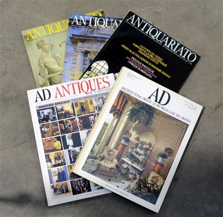 (Libri) Lotto composto da tre cartoni contenenti svariati numeri di riviste...