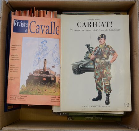 (Libri) Cartone contenente diversi numeri di riviste di soggetto...