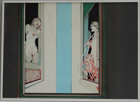 Karl Plattner Malles Venosta (1919- Milano 1986) "Senza titolo" 1949,...