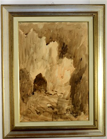 Falzoni Giulio Marmirolo (MN) (1900- Milano 1978) "Composizione", tecnica...