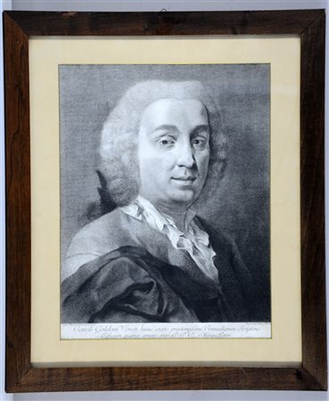 Giovanni Battista Piazzetta Venezia (1683- 1754) "Caroli Goldoni Veneti..."...