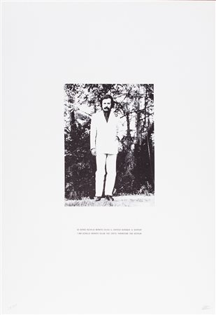 ACHILLE BONITO OLIVA (1939) Io sono Achille Bonito Oliva il critico Cartella...