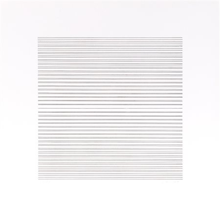 FRAN&Ccedil;OIS MORELLET (1926-2016) Senza Titolo Serigrafia cm 70x70 Firma e...