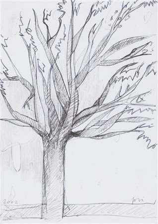 MARCELLO JORI (1951) Senza Titolo, 2002 Matita su carta cm 37x27 Firma e...