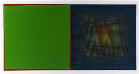 GIOVANNI DELL'ACQUA (1952) La saggezza del quadrato, 2016 Acrilici su cartone...