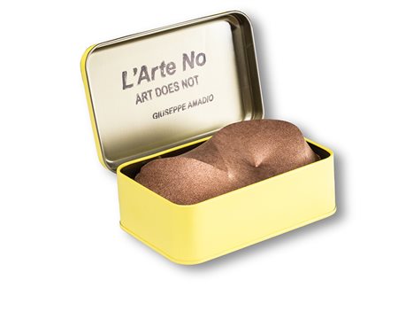 GIUSEPPE AMADIO (1944) Gatvi Acrilici su tela estroflessa entro scatola di...