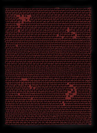 BERNARD AUBERTIN (1934-2015) Alv&eacute;oles, 1990 Cartone dipinto applicato...