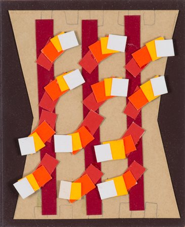 MIROSLAV SUTEJ (1936-2005) Senza Titolo, 1970 Tecnica mista e collage su...