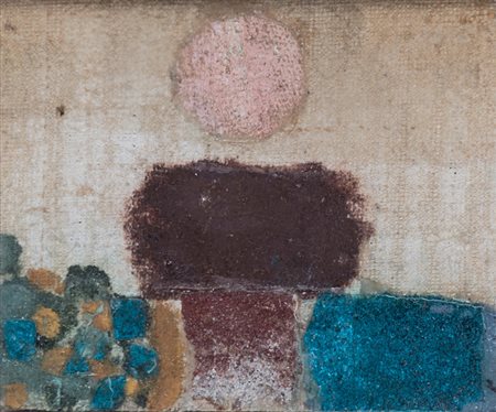 BRUNO SAETTI (1902-1984) Senza Titolo Olio e tecnica mista su tela non...