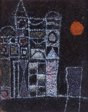 FRANCO GENTILINI (1909-1981) Senza Titolo, 1958 Olio su tela sabbiata...