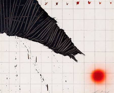 EMILIO SCANAVINO (1922-1986) Senza Titolo, 1973 Acrilici su cartone cm...