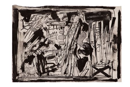 EMILIO VEDOVA (1919 - 2006) Senza titolo, 1968 Inchiostro su carta cm 35x50...