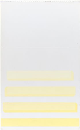 DADAMAINO (1930-2004) Analisi spazio-lineare, 1975 Tecnica mista (tempera e...