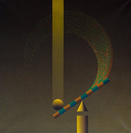 JULIO LE PARC (1928) Alchimie 141, 1990 Acrilici su tela cm 60x60 Firma,...