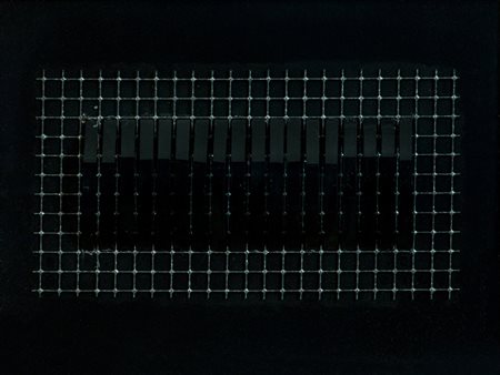 FRANCO CANNILLA (1911-1985) Senza Titolo, 1977 Applicazioni su tavola cm...