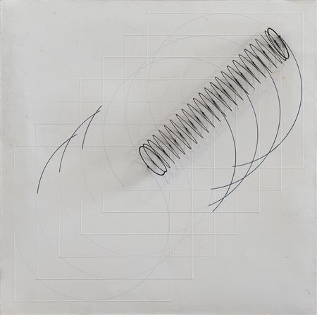 GIOVANNI CAMPUS (1929) Struttura modulare dinamica, 1977 Tecnica mista e...