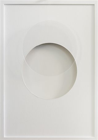 SARA CAMPESAN (1924-2016) Immagine circolare, 1966 Acrilici e perspex su...