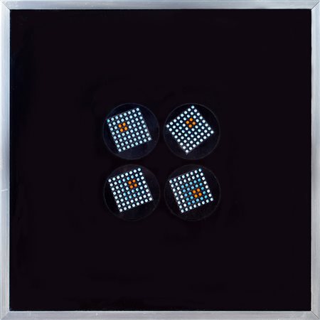 FRANCO COSTALONGA (1933) Gradienti di luminosit&agrave; ruotanti, 1973-1975...