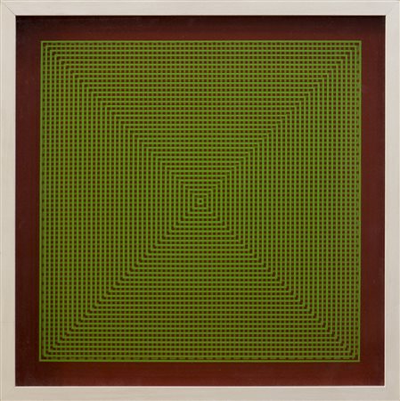 ALBERTO BIASI Dinamica visiva S1, 1971 Doppia serigrafia su cartoncino mat e...