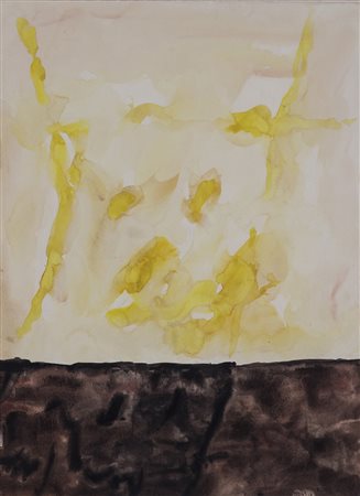 VALENTINO VAGO (1931) Senza Titolo, 1965 Tempera alla caseina su carta...