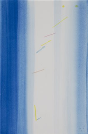 VALENTINO VAGO (1931) Senza Titolo, 2011 Acquerello su cartoncino cm 55x36...