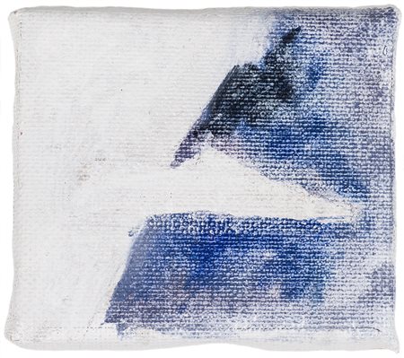 MARIO RACITI (1934) Senza Titolo, 1998 Olio su tela cm 6x7 Firma e datazione...