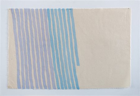 GIORGIO GRIFFA (1936) Obliquo, 1970 Acrilici su tela cm 40x60 Firma e...