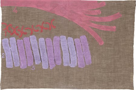 GIORGIO GRIFFA (1936) Quattro colori, 1999 Acrilici su tela cm 77x113 Firma e...