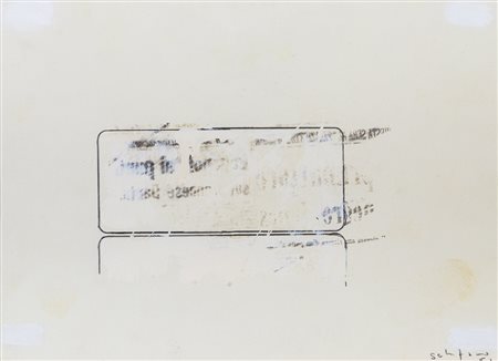 MARIO SCHIFANO (1934-1998) Senza Titolo, 1961 Smalto, grafite e riporto al...