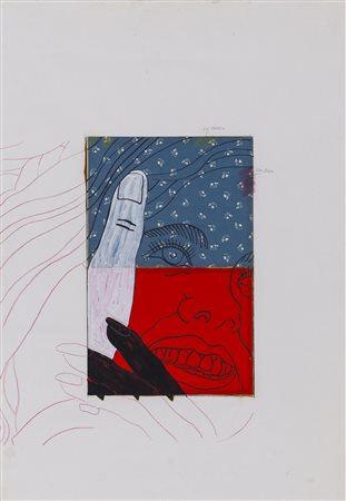 CESARE TACCHI (1940-2014) Figura 1965 "La mano nei capelli"...